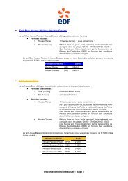 Document non contractuel – page 1 Tarif Bleu Heures Pleines ... - EDF