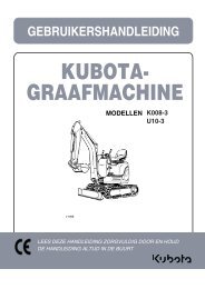 KUBOTA- GRAAFMACHINE