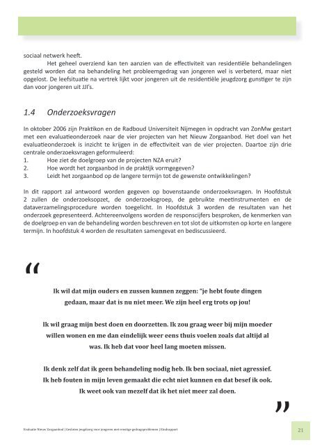 Evaluatie Nieuw Zorgaanbod - de Koppeling