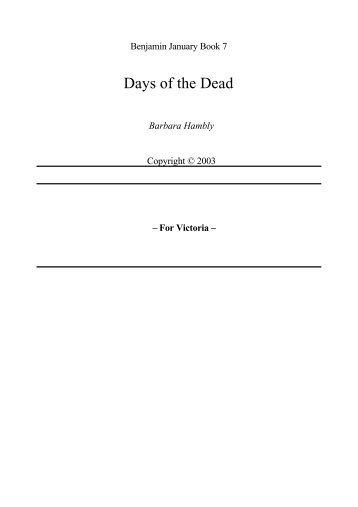 Days of the Dead.pdf - Upgrade Systems