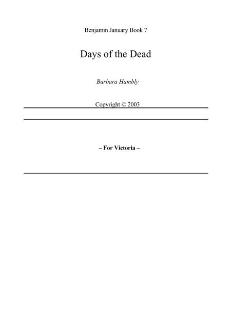 Days of the Dead.pdf - Upgrade Systems