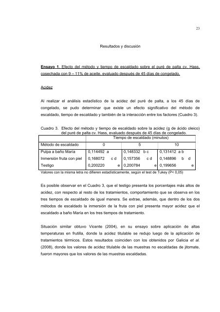 EFECTO DEL ESCALDADO SOBRE LA CALIDAD DEL ... - Altavoz