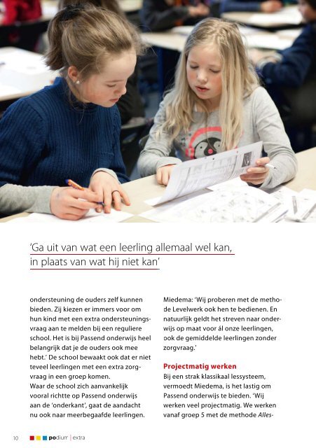 Podium (extra) Passend Onderwijs - Kennisnet