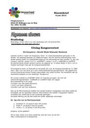 Nieuwsbrief 8 juni 2012 - St. Martinusschool Millingen