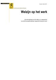 mer mbt Welzijn op het werk - SERV