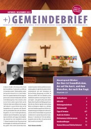 der Download des Gemeindebriefes - Ev.Luth.Auferstehungs