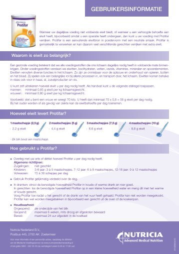 Download brochure - Nutricia Medische Voeding