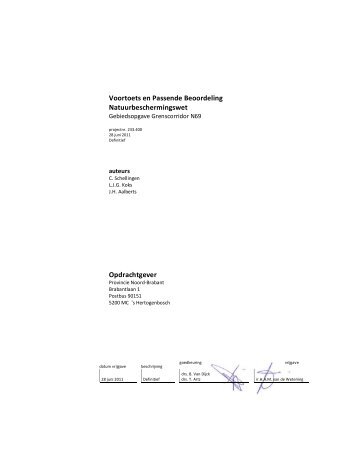 N69 PlanMER deel C 10 A Voortoets en passende beoordeling