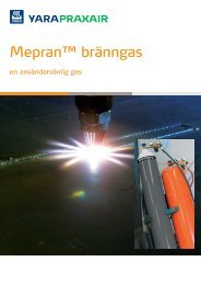Mepran™ bränngas - Yara Praxair