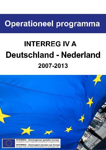 Operationeel Programma INTERREG A.pdf - Provincie Drenthe