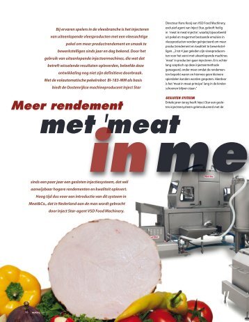 met 'meat - VSD Food Machinery