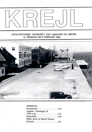 13. årgang nr.3 - Lokalhistorisk Arkiv for Løgstør Kommune