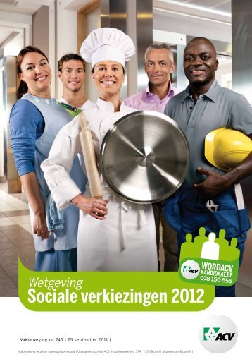 Wetgeving sociale verkiezingen 2012 - ACV