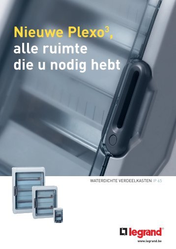 Nieuwe Plexo3, alle ruimte die u nodig hebt - Legrand