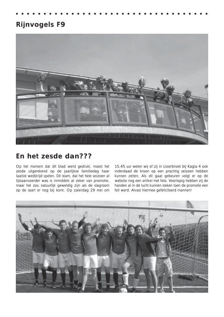 De Rijnvogel - Juni 2010 - FC Rijnvogels