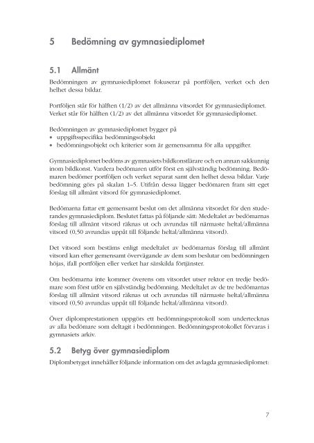 GYMNASIEDIPLOMET I BILDKONST 2011-2012 - Edu.fi