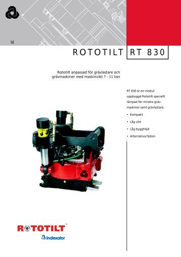 RT 830 ROTOTILT - Maskin Og Konsult AS