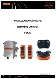 Installationsmanual Jupiter system m RX131 - Åkerströms Björbo