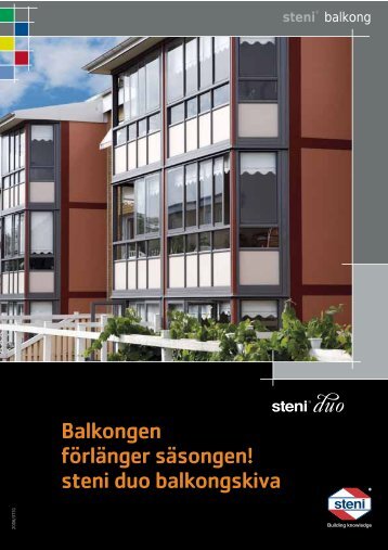 Balkongen förlänger säsongen! steni duo balkongskiva