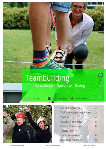 Teambuilding-koncepter