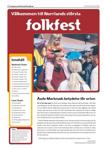annonssida - Åsele Marknad