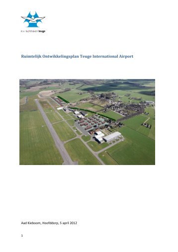 Ruimtelijk Ontwikkelingsplan Teuge International Airport - Platform ...