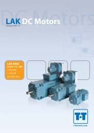 LAK DC Motors - T-T Electric
