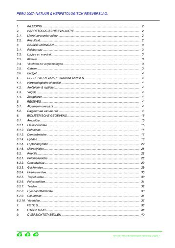 Herpetologisch verslag - FREANonHERPING