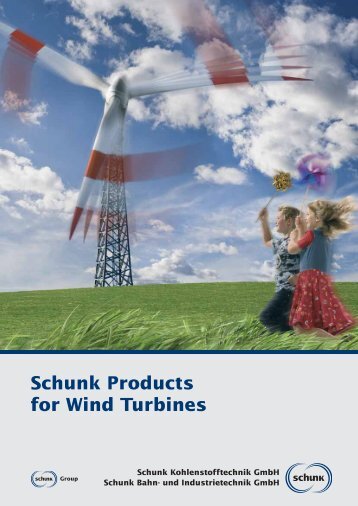 Schunk Products for Wind Turbines