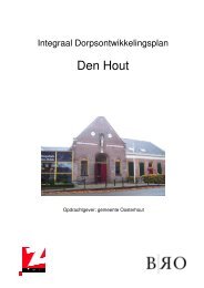 Dorpsontwikkelingsplan Den Hout