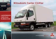 Mitsubishi Canter CliXtar - Mitsubishi Motors Netherlands