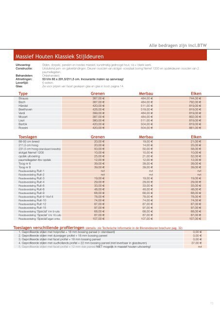 prijslijst ALBO Deuren-pdf-volgorde.indd