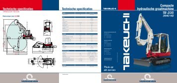 Download de Brochure (PDF) - Verhoeven Grondverzetmachines BV