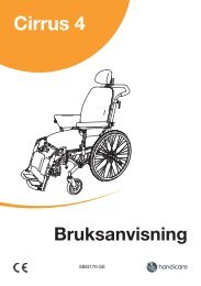 Bruksanvisning Cirrus 4 - Handicare AB