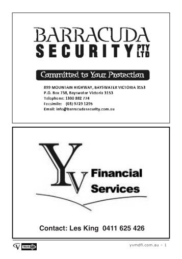 YVMDFL 2012 Round 15.pdf - Yarra Valley Mountain District ...