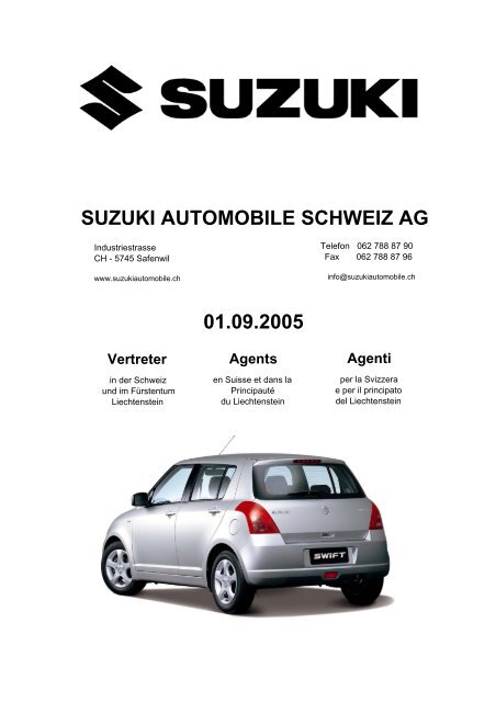 SUZUKI AUTOMOBILE SCHWEIZ AG 01.09.2005