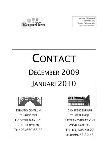 CONTACT - Gemeente Kapellen