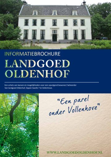 Bekijk de brochure - Stichting de Oldenhof