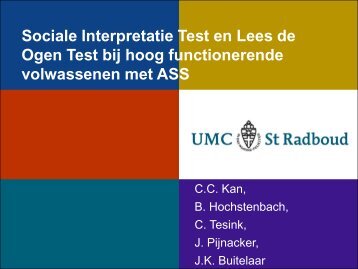 Sociale Interpretatie Test (SIT) - RUhosting