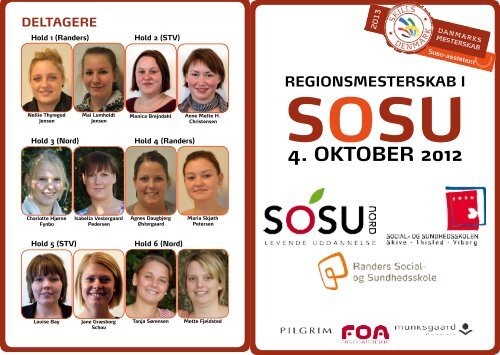 Program for regionsmesterskab isosU 4. oktober 2012 - SOSU Nord