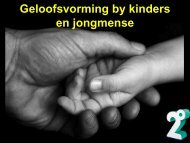 Geloofsvorming by kinders en jongmense