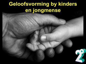 Geloofsvorming by kinders en jongmense