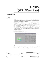 1 VOPs (VEX OPerations) - Digital Cinema Arts