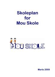 Skoleplan marts 2009 - Mou Skole