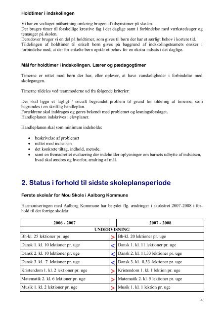 Skoleplan marts 2009 - Mou Skole