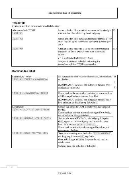 Manual, Generel for alle GSM enheder - Om Profort