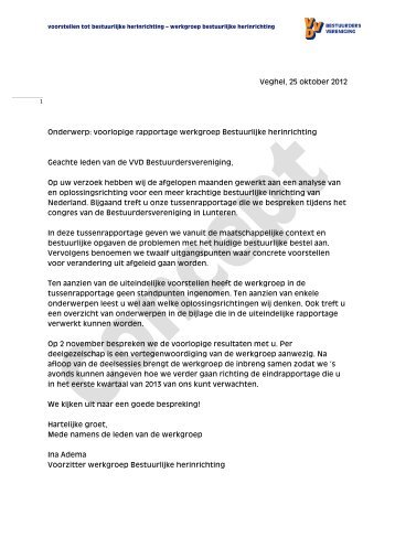 Tussenrapport Commissie Bestuurlijke Inrichting - VVD ...