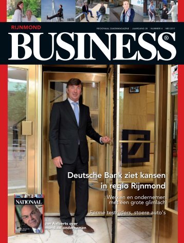 Deutsche Bank ziet kansen in regio Rijnmond - Rijnmond BUSINESS