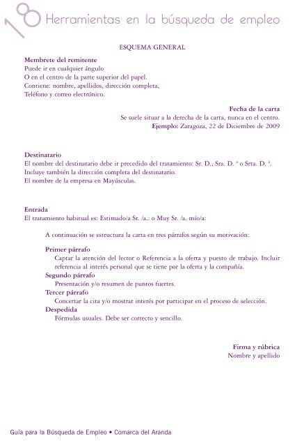 Guía para la Búsqueda de Empleo - Comarca del Aranda