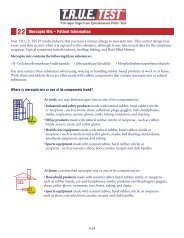 22 Mercapto Mix – Patient Information - T.R.U.E. Test